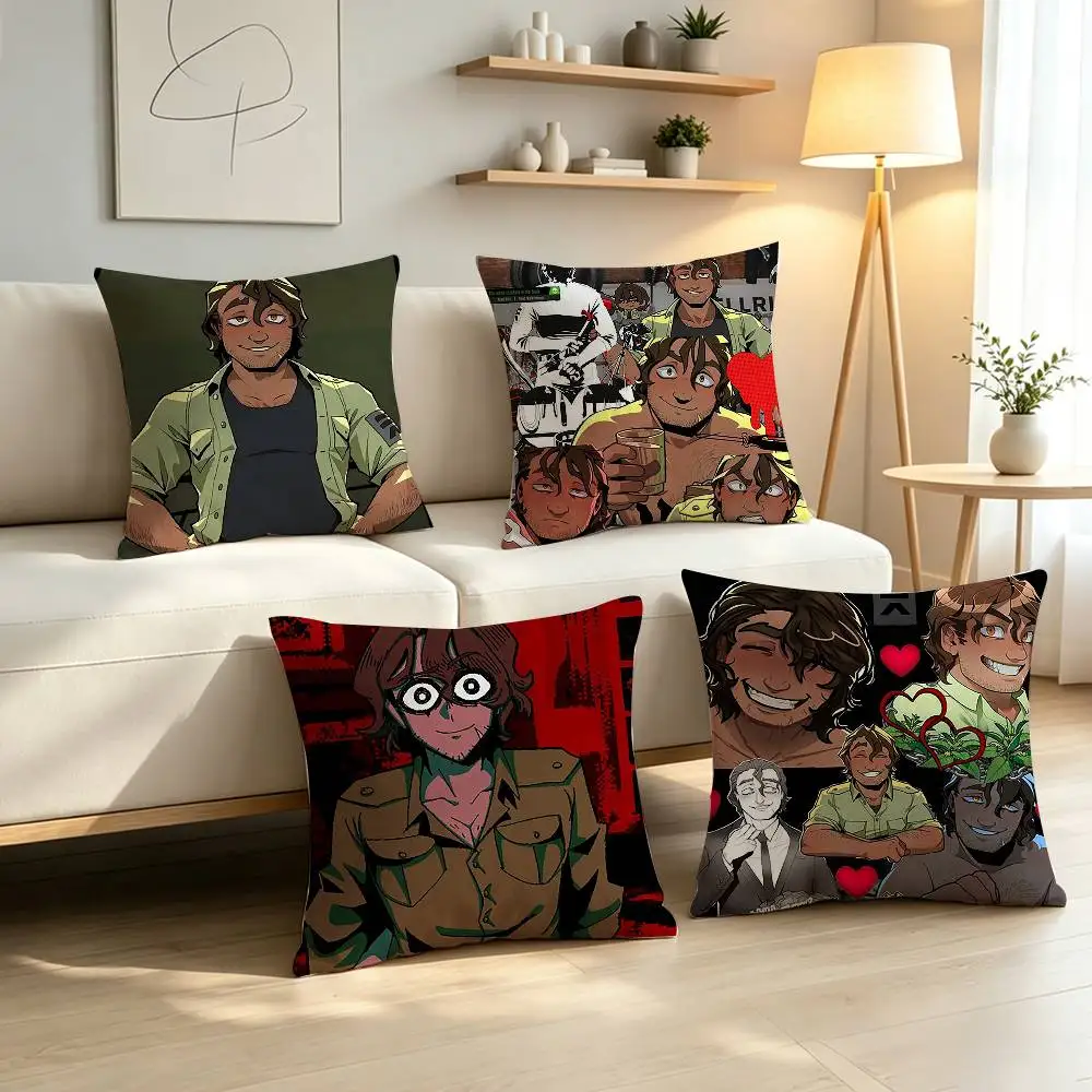 Horror Game Boyfriend to Death S-Strade Pillow Case Pattern Printed Pillowcase For Living Room Sofa Cushion Cover