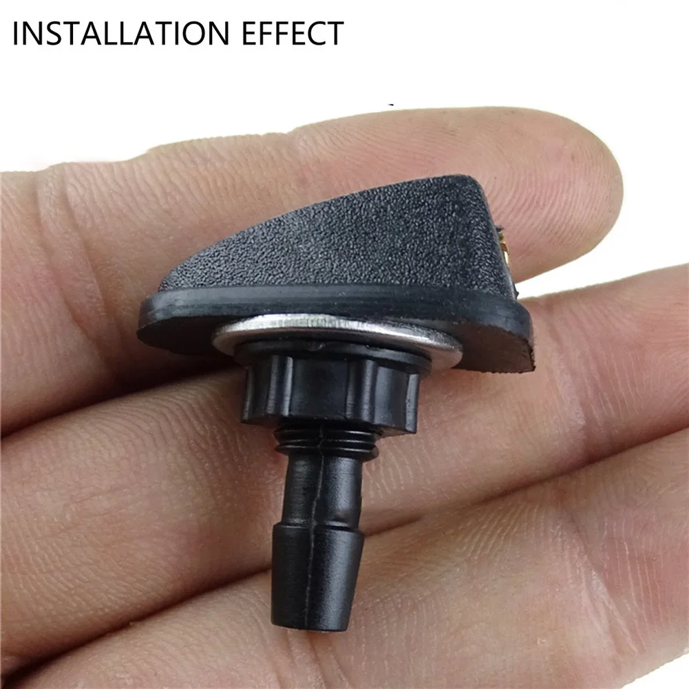 Universal Car Front Windshield Windscreen Washer Jet Nozzles Water Fan Spout Cover Washer Outlet Wiper Nozzle Adjustment