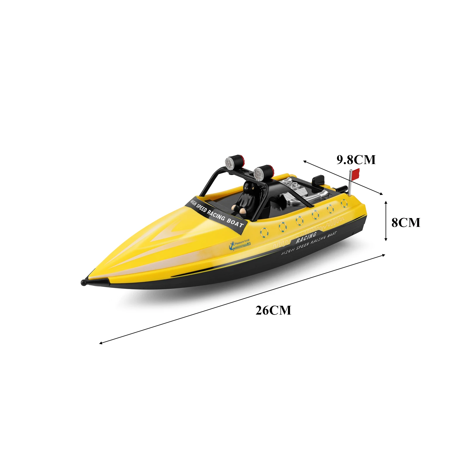 WLtoys WL917 RC Boat 2.4GHz Remote Control Boats RC Jet Boat 16km/h RC Boat Toy Model Speedboat RC Toys Gift for Kids Adults