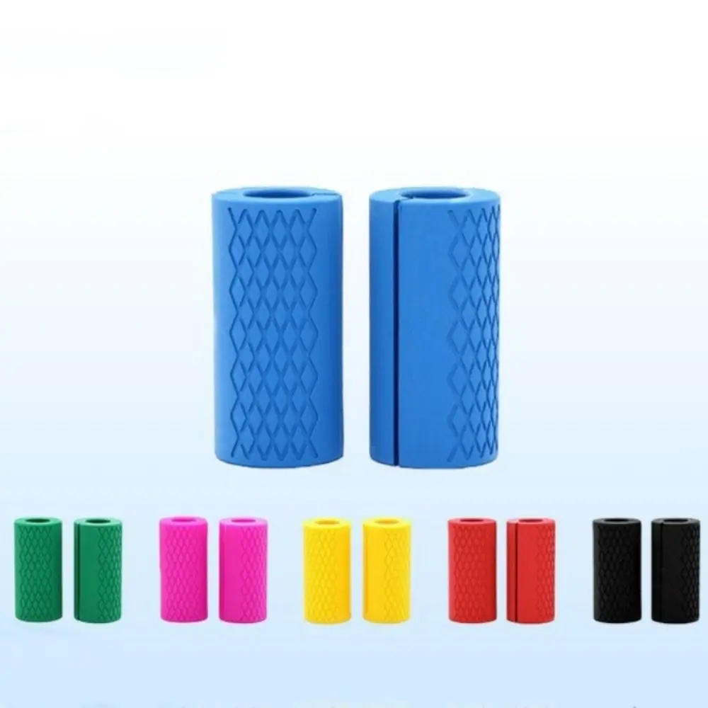 

Weightlifting Barbell Grip Increase Friction Thicken Silicone Dumbbell Grip Portable Non-Slip Fitness Equipment Dumbbell