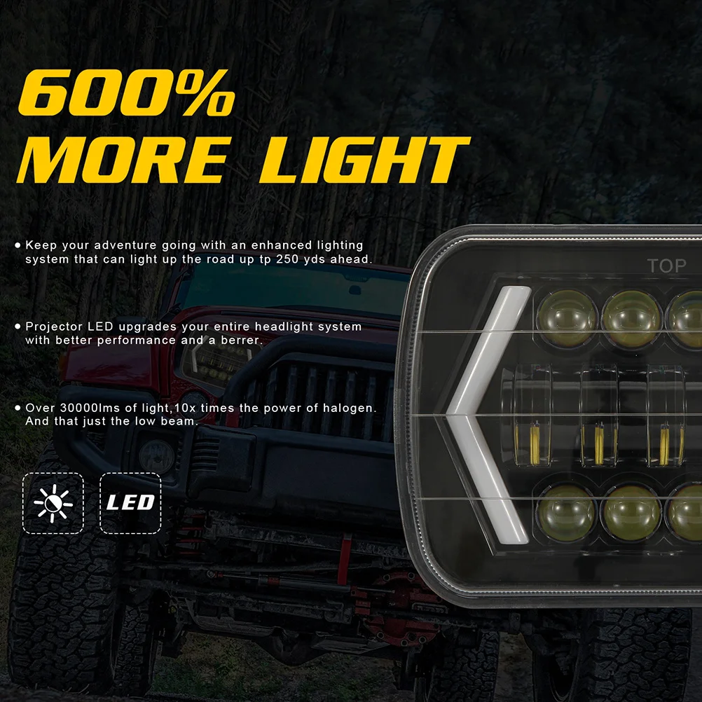 

7 Inches 300W Offroad LED Work Light Super Bright IP67 Waterproof Suitable for Suv Truck Night Driving Offroad LED Light