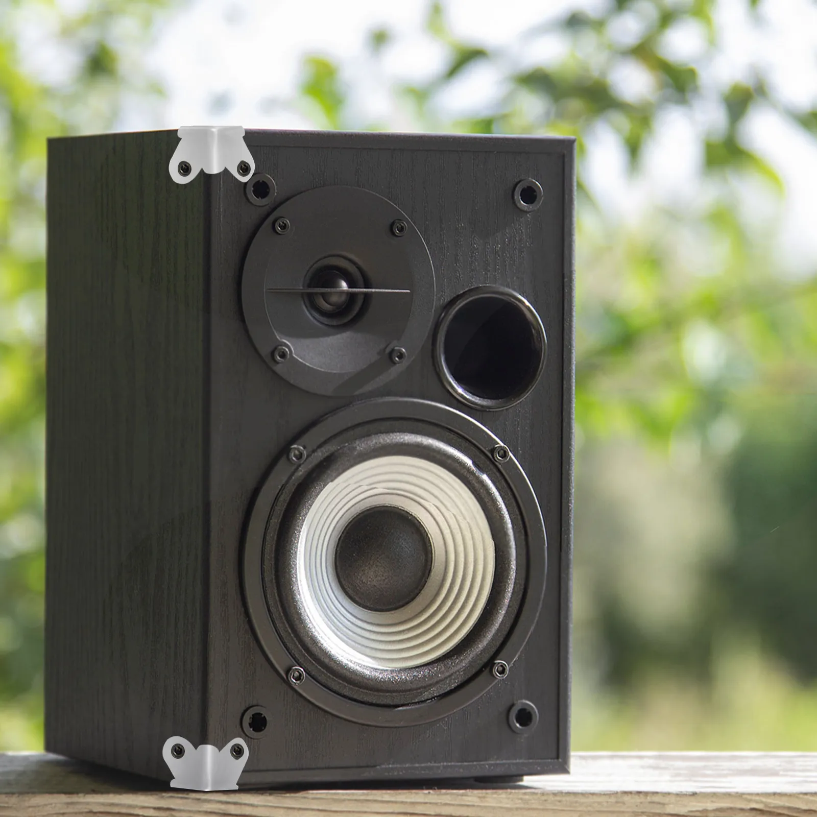 

6Pcs Sleek Heavy Duty Metal Corner Protectors for Audio Speaker Enclosures Stage Equipment Shipping Cartons Box Edge Protection