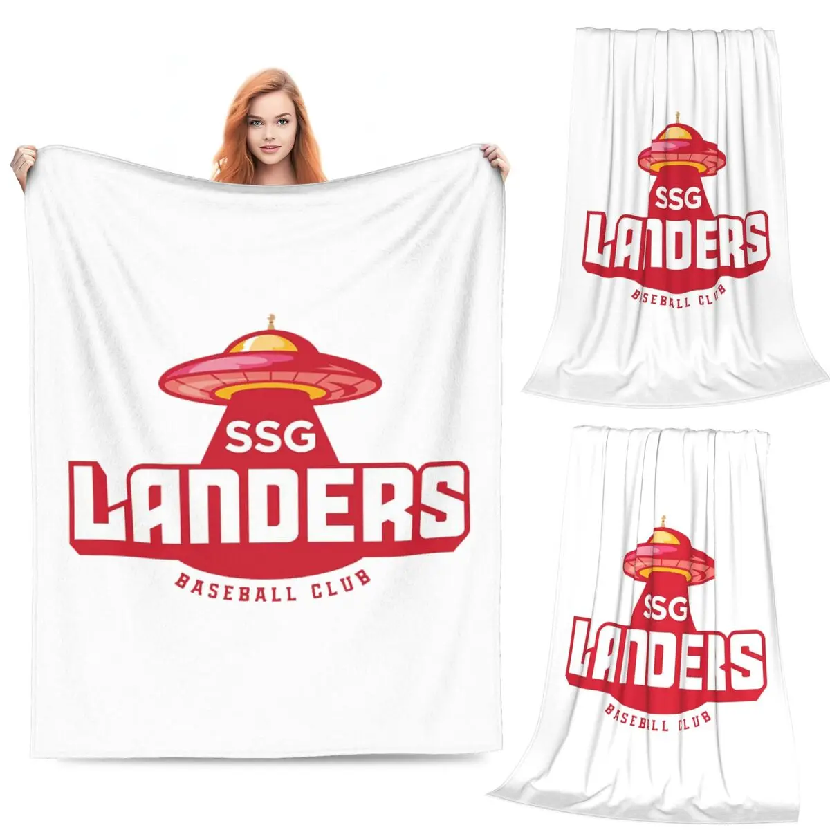 SSG LANDERS-Manta de franela para sofá, manta ligera para sofá, ropa de cama, colcha para exteriores