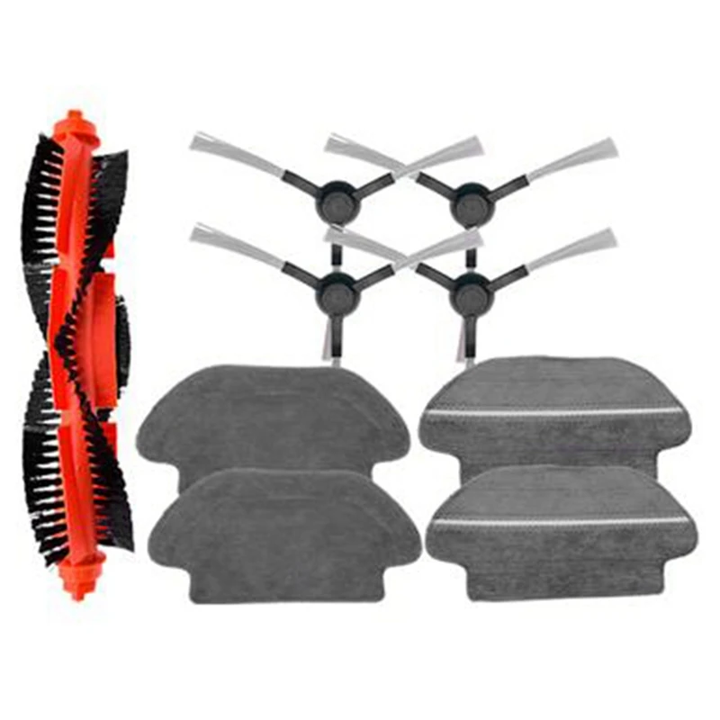 Main Brush Hepa Filter Side Brush Mop Cloth For Xiaomi Robot STYJ02YM Mi Mop Pro Conga 3490 Viomi V2PRO V3 SE V-RVCLM21B