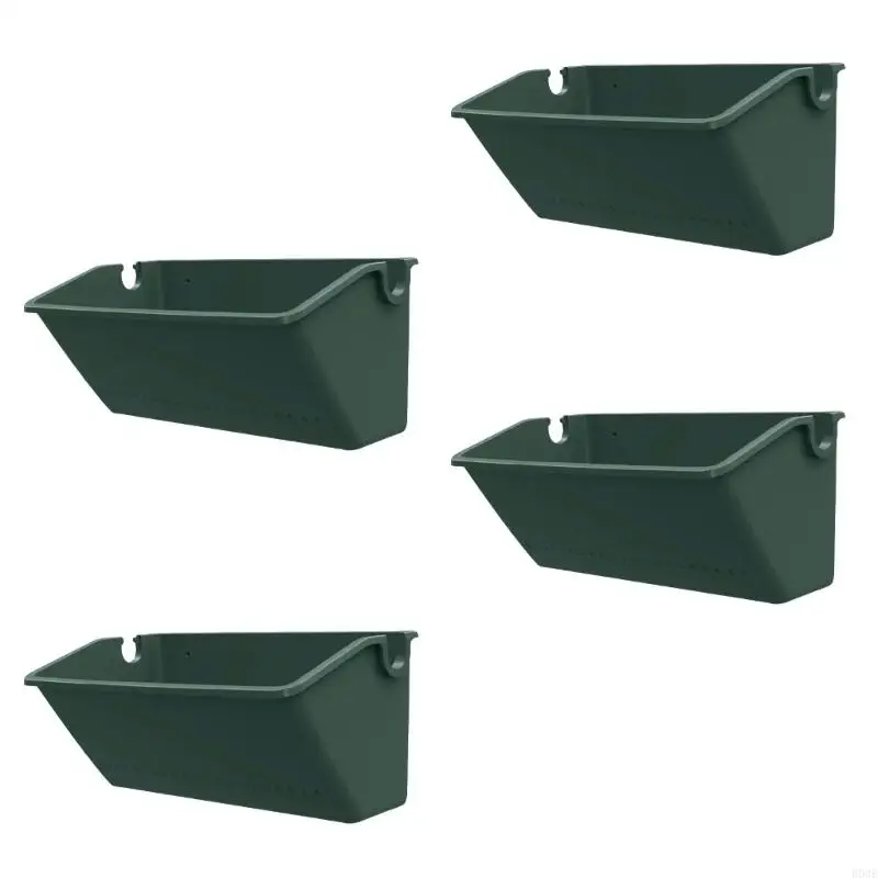 Kunststoff Wand Pflanzer Für Indoor Outdoor-Anlage Langlebige Lagerung Rack Platzsparende Dekorative Garten B03E – Detail 2