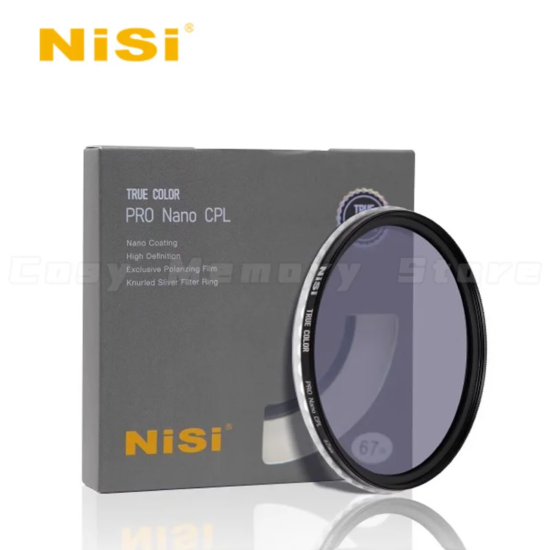 NiSi TRUE COLOR PRO Nano CPL Filter 40.5/49/52/58/72/82/67/77mm reflex camera polarizer color fidelity polarizer filter