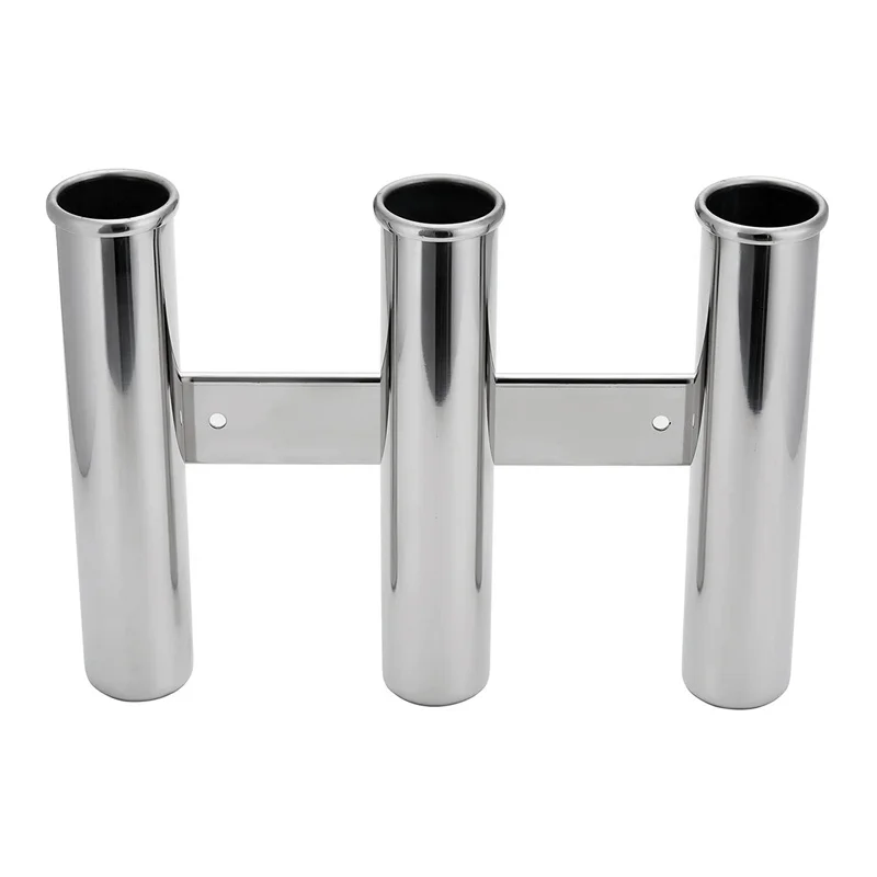 

Hot Sale Marine Hardware Stainless Steel 3 4 Way Fishing Rod Rack Holder