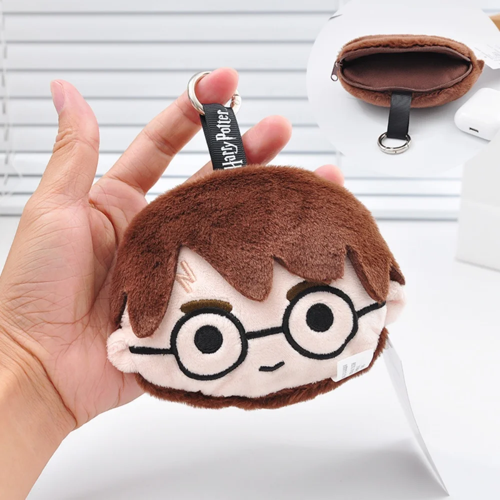 Kawaii Harry Potter ตัวอักษรตุ๊กตากระเป๋าสตางค์พวงกุญแจกระเป๋าเป้สะพายหลังนักเรียนตกแต่งการ์ตูนตุ๊กตาของเล่นแขวนสาวคริสต์มาสของขวัญ