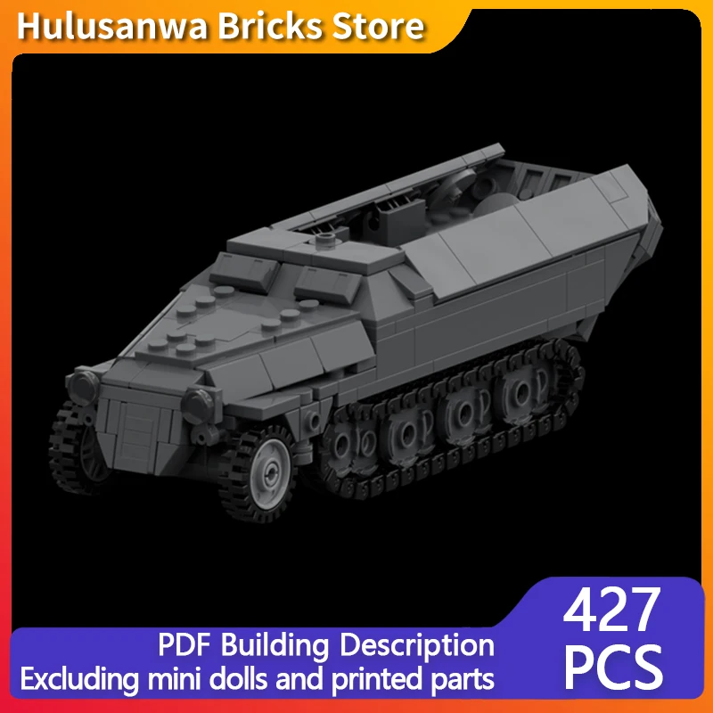 

Sd, Kfz.251 WW2 Военная модель бронеавтомобиля MOC Строительные кирпичи Военное оборудование Модульные технологии Подарки Сборка Детский игрушечный костюм