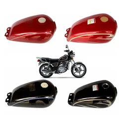 Motorcyle Fuel Tank for Haojue Suzuki Lifan Skygo Qjmotor GN125 GN125H QS125 QJ125 HJ125-8 LX125 LF125 Red Black Metal Gas Box
