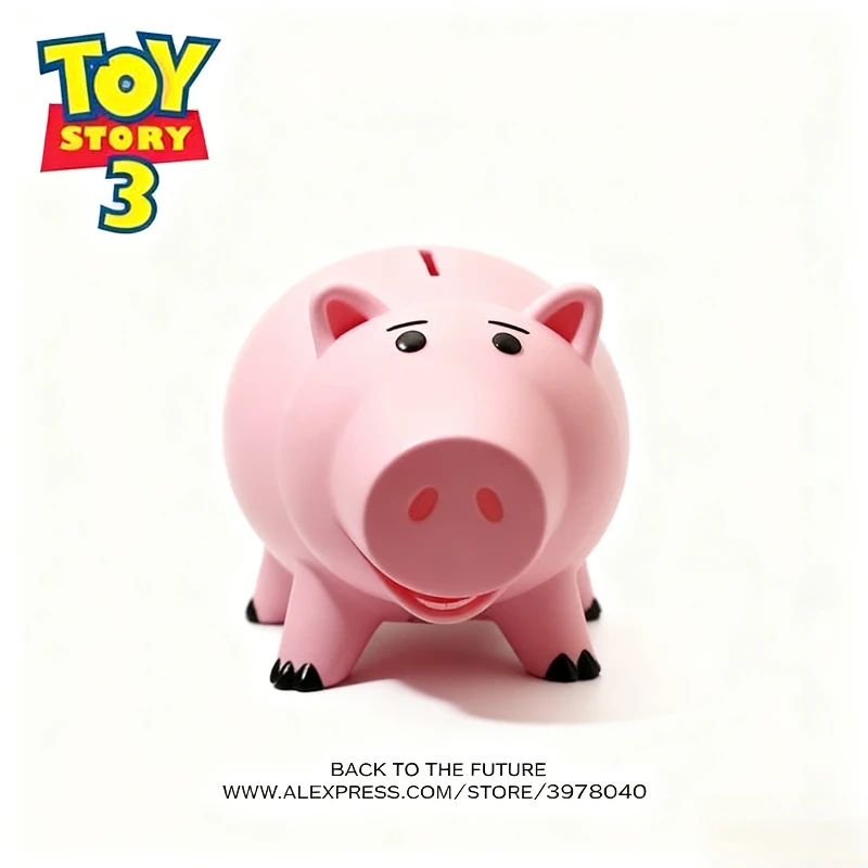 جديد ديزني قصة لعبة 4 لحم الخنزير البنك Q الطبعة 21 سنتيمتر بولي كلوريد الفينيل الوردي أصبع البنك حصالة كعكة الحلي نموذج هدايا الأطفال #3