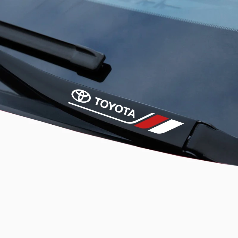 Adesivo per ispezione annuale dell'auto, adesivi per tergicristalli per Toyota Yaris Hilux Prius Avensis Auris Corolla Camry
