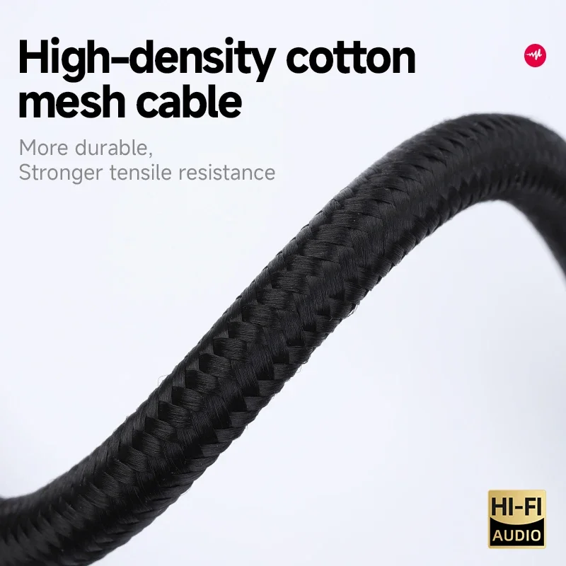 CYKO Hifi 3.5 مللي متر جاك 7N OCC ستيريو عالي الأداء قسط AUX كابل الصوت لمكبر الصوت الهاتف المحمول الكمبيوتر