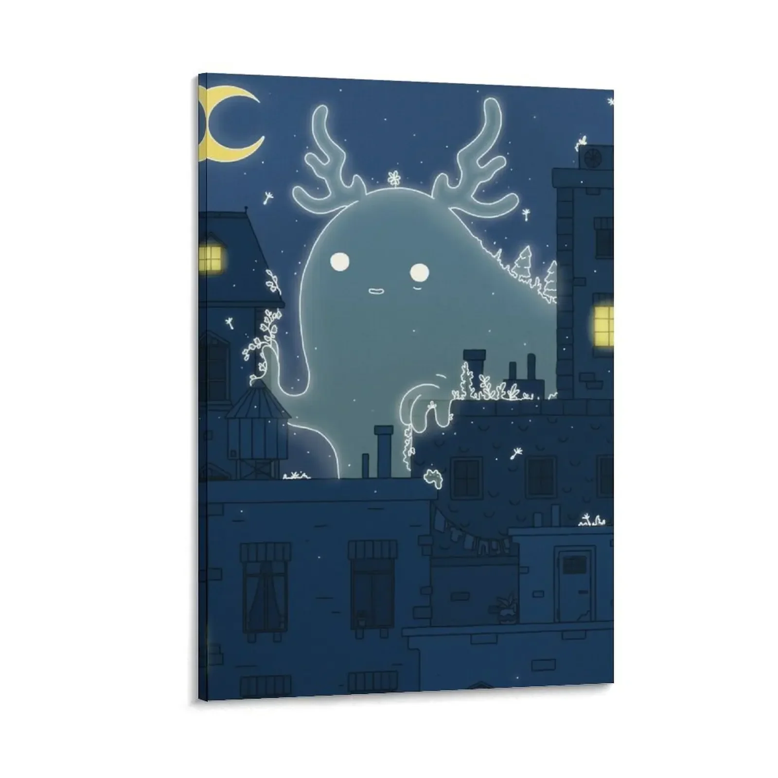

Forest spirit at night ghost design Canvas Painting wall decor house decorations wall decoration