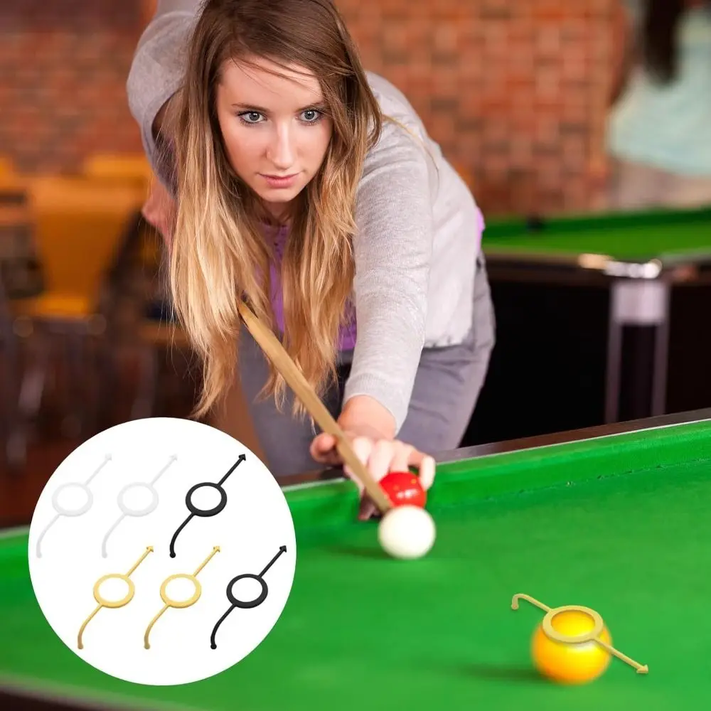 

5pcs Training Tool Billiards Aiming Aid Accuracy Improvement Universal Pool Skills Training Professional Cue Shot Aiming Aid
