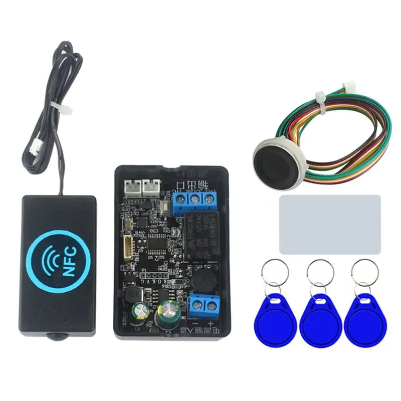 [NEW A09R!】 Fingerprint Access Controller Fingerprint Access Electric Lock Relay Module DX1 And