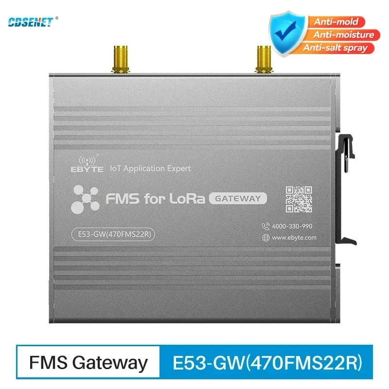 

Lora FMS Star Networking Modem 470MHz CDSENET E53-GW(470FMS22R) 22dbm Ad Hoc Relay Networking Long Distance 3KM Low Power