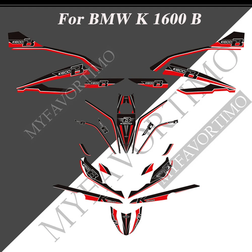 

Motorcycle For BMW K1600B K1600 K 1600 B Tank Pad Stickers Protection Fairing Fender Emblem Logo Cases Panniers Luggage Trunk