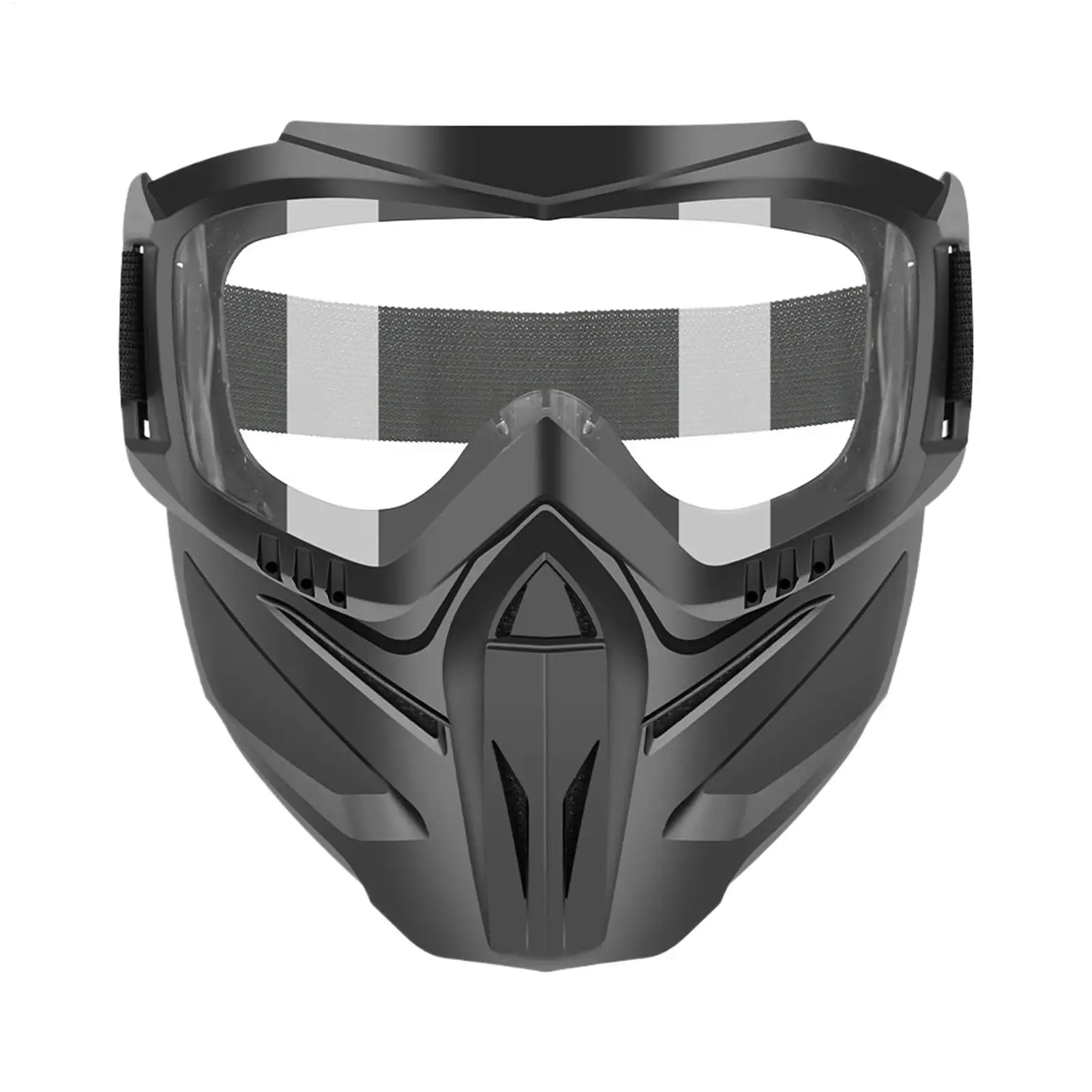 Cycling Motorcycle Mask ATV Goggles with Face Cover Safety Goggles Full Face Motorcycle Helmet Goggles Riding Motocross Glasses