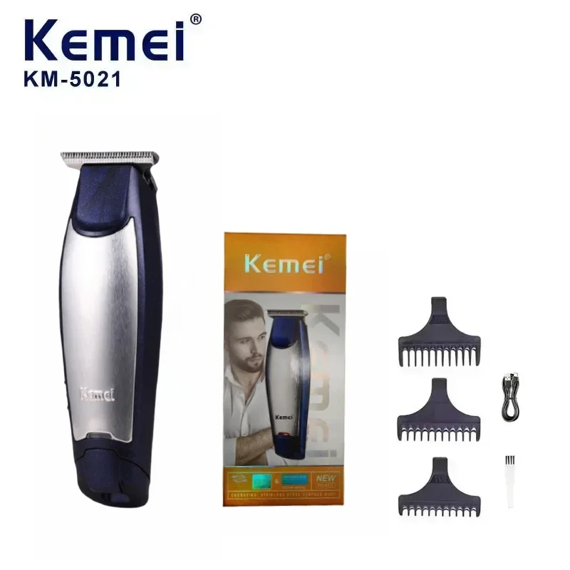 

Kemei KM-5021 Professional Hair Clipper Electric Push Clipper Home with Silent and Low Noise Charging Design kemei Trimmer