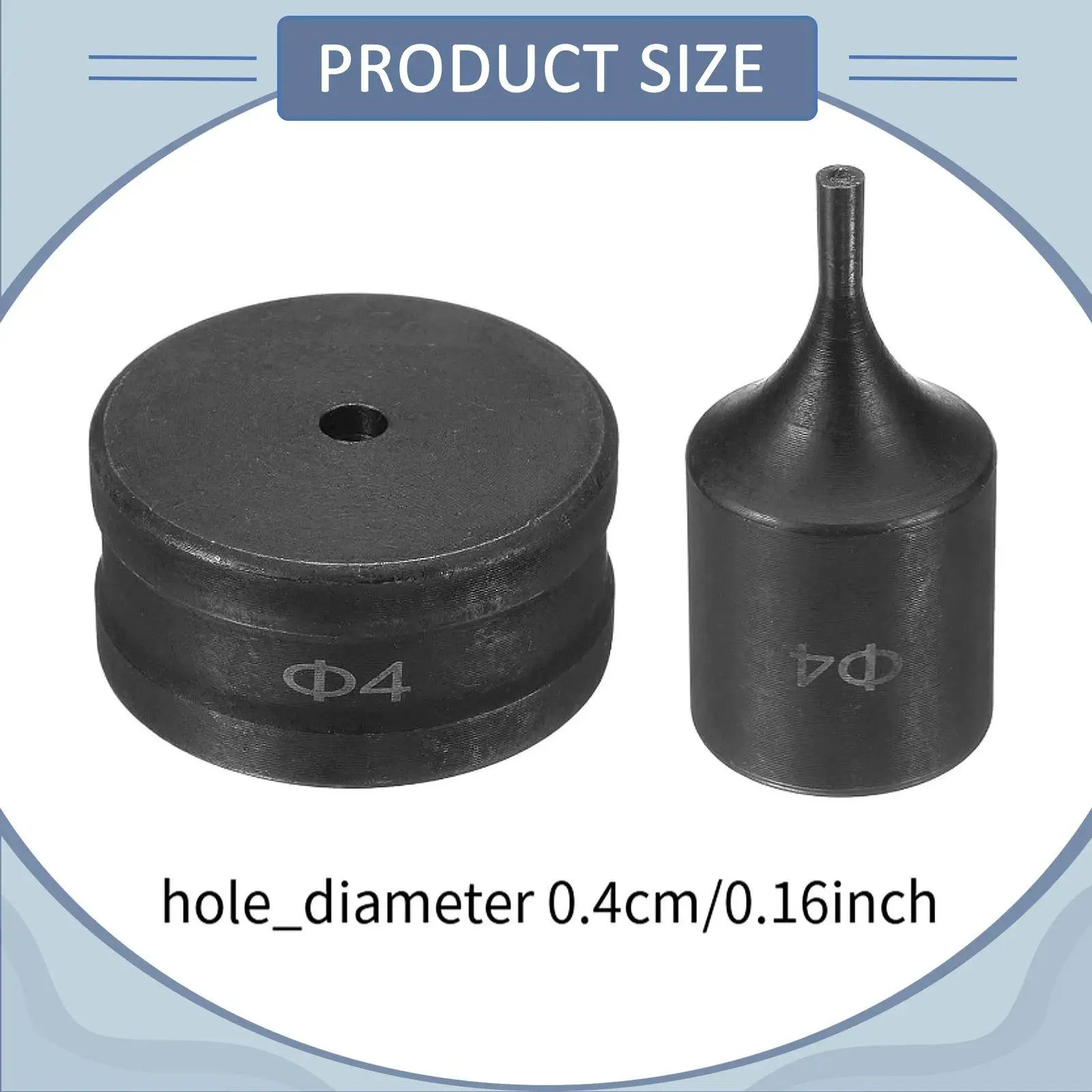 Hole Punch Die 40cr Steel High Strength Compact Knockout Tool Accurate Hole Cutting for Building and Fabrication Projects