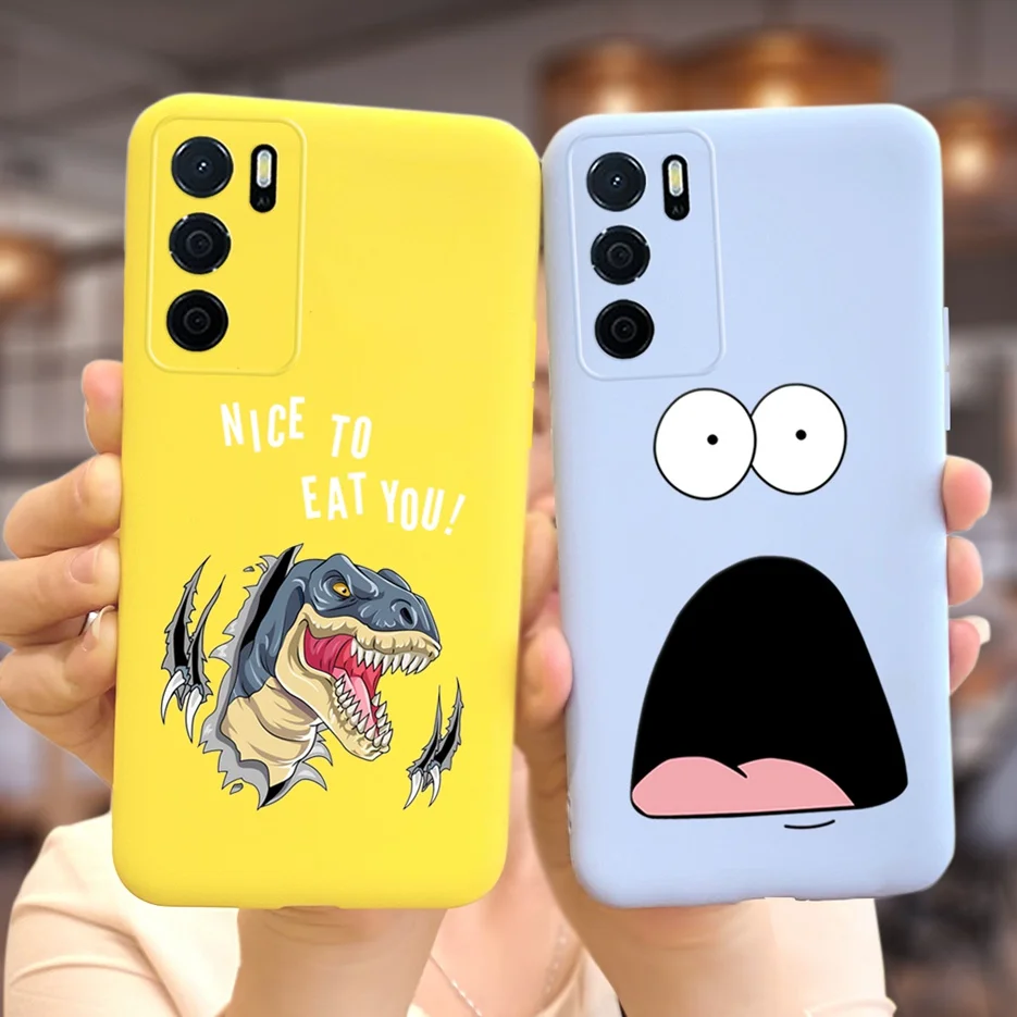 Imagen 7: Para Oppo A54s funda CPH2273 Linda cubierta pintada de caramelo silicona suave TPU Fundas funda de teléfono para Oppo A54s A 54 s OppoA54s contraportada