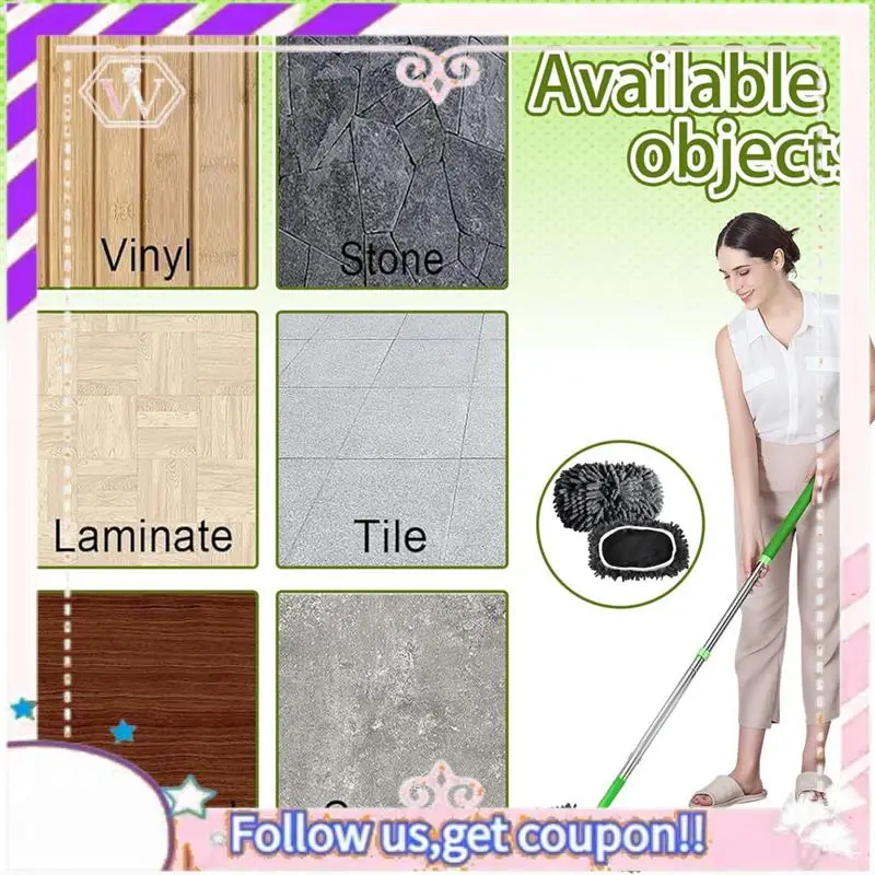 

Durable Wipes Reusable Mop Cloth For Swiffer Sweeper Mop, Floor Mop Cover, Dry Floor Cloths/Wet Floor Cloths, Washable Mop Cloth