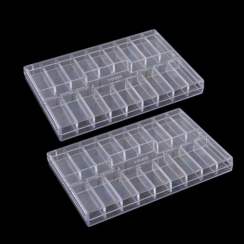 Plastic storage box with 19 compartments, storage box, utility, tool, fishing equipment