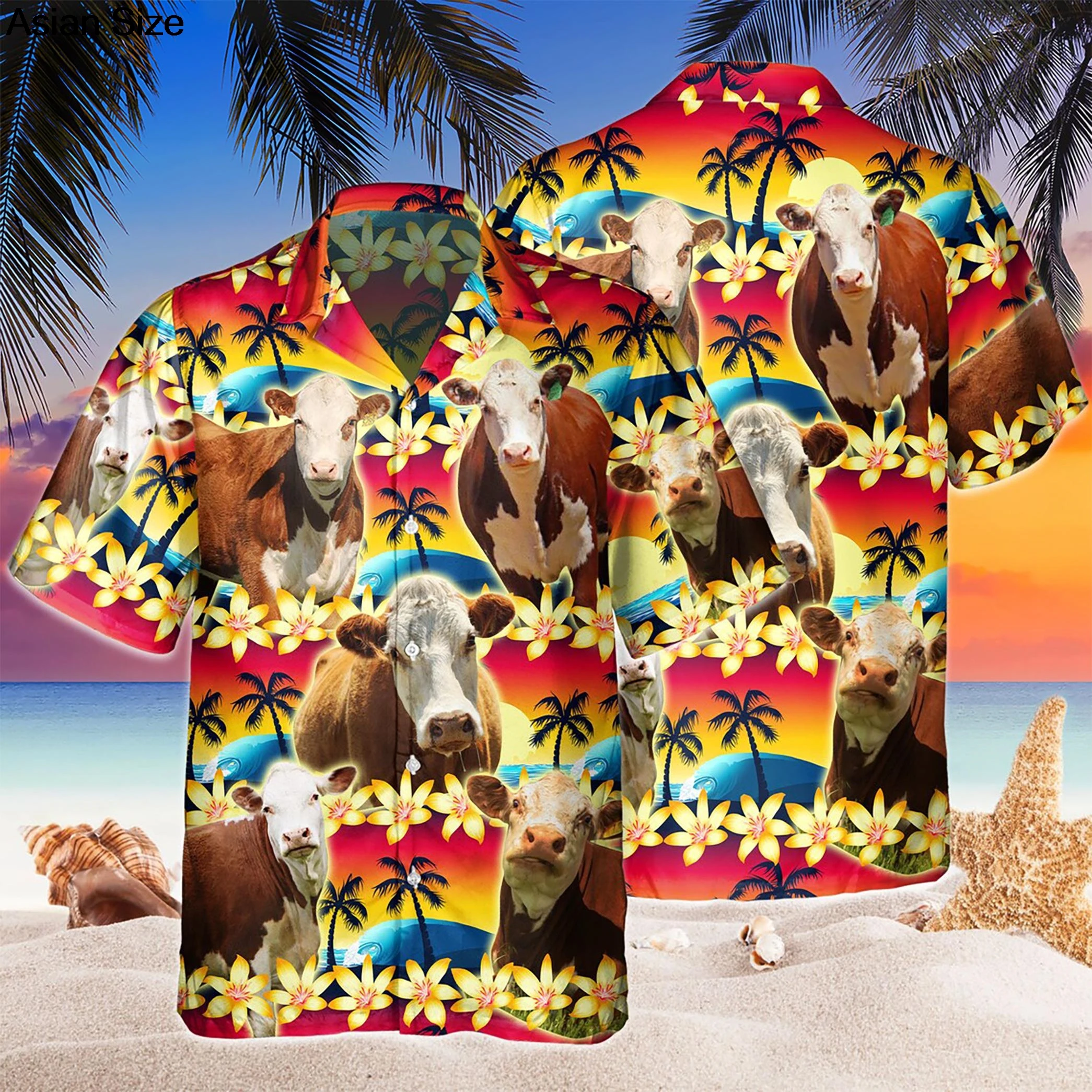 Camisa havaiana legal com botões de vaca leiteira, amante de vaca, presentes divertidos de animais de fazenda, roupa exclusiva de merch de vaca leiteira, tops de praia de verão