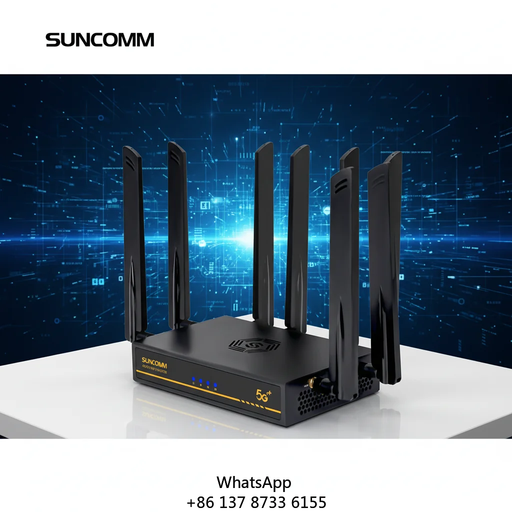 

SUNCOMM O8 5g Cellular Router,AX3000 WiFi 6 Dual-band,Gigabit Port,Mesh Wi-Fi,VPN Support,Detachable Antenna,5G Router For Home