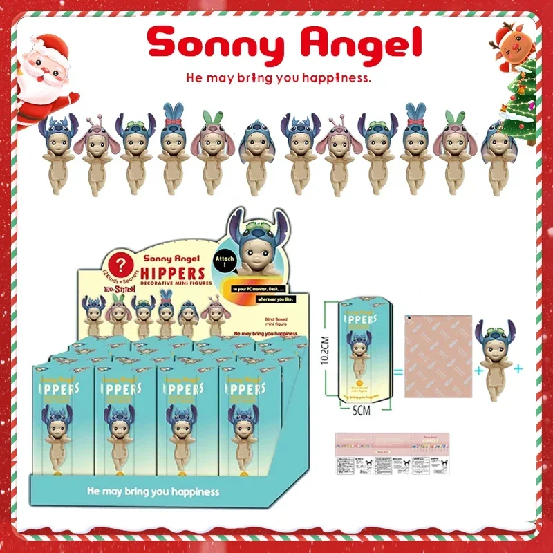 

Sonny Angel 12PCS Stitch Kawaii Anime Cartoon Collection Mini Character Decorations Cute Doll Kids Christmas Gift Toys