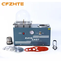 Jewelry Vacuum Casting Machine, CM01 2L Vacuum Investing & Casting Machine, Jewelry Lost Wax Cast Combination