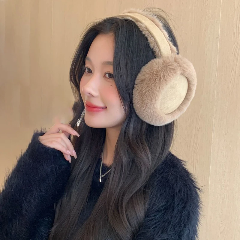 Fashion Plush Ear Muffs Warmer Ear Cover For Women Men Autumn Winter Warm Ear Flaps Outdoor Cold Protection Ear-Muffs Gifts