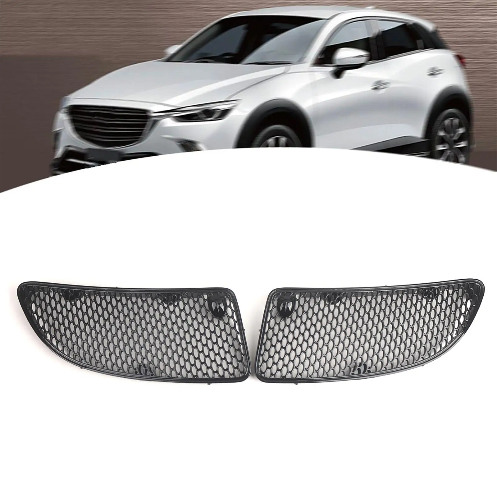 

2 Pieces 1718800285 Replacement Car Hood Vent Grille for Mercedes Benz