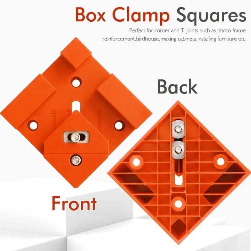 

652F Набор из 4 сверхмощных инструментов для торцовки прямоугольных столярных изделий, крепежный зажим