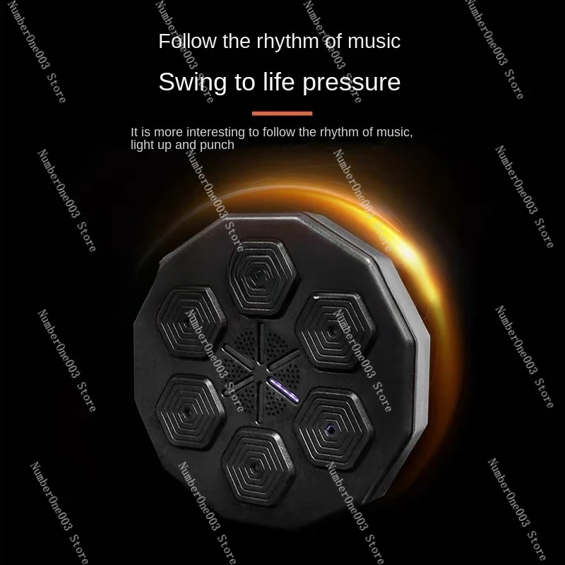 Boxing Training Smart Music Wall Target Pad Light Up Smart Music Boxing Machine for Adult and Children Personal Interaction