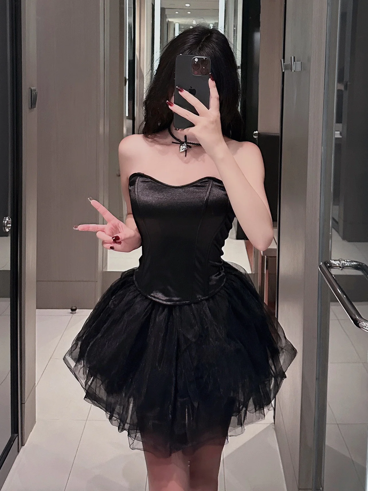 

Long Skirt Support Lolita 38cm Irregular Six Layers Soft Gauze loween COS Skirt Support Can Be Worn outside Tutu Skirt