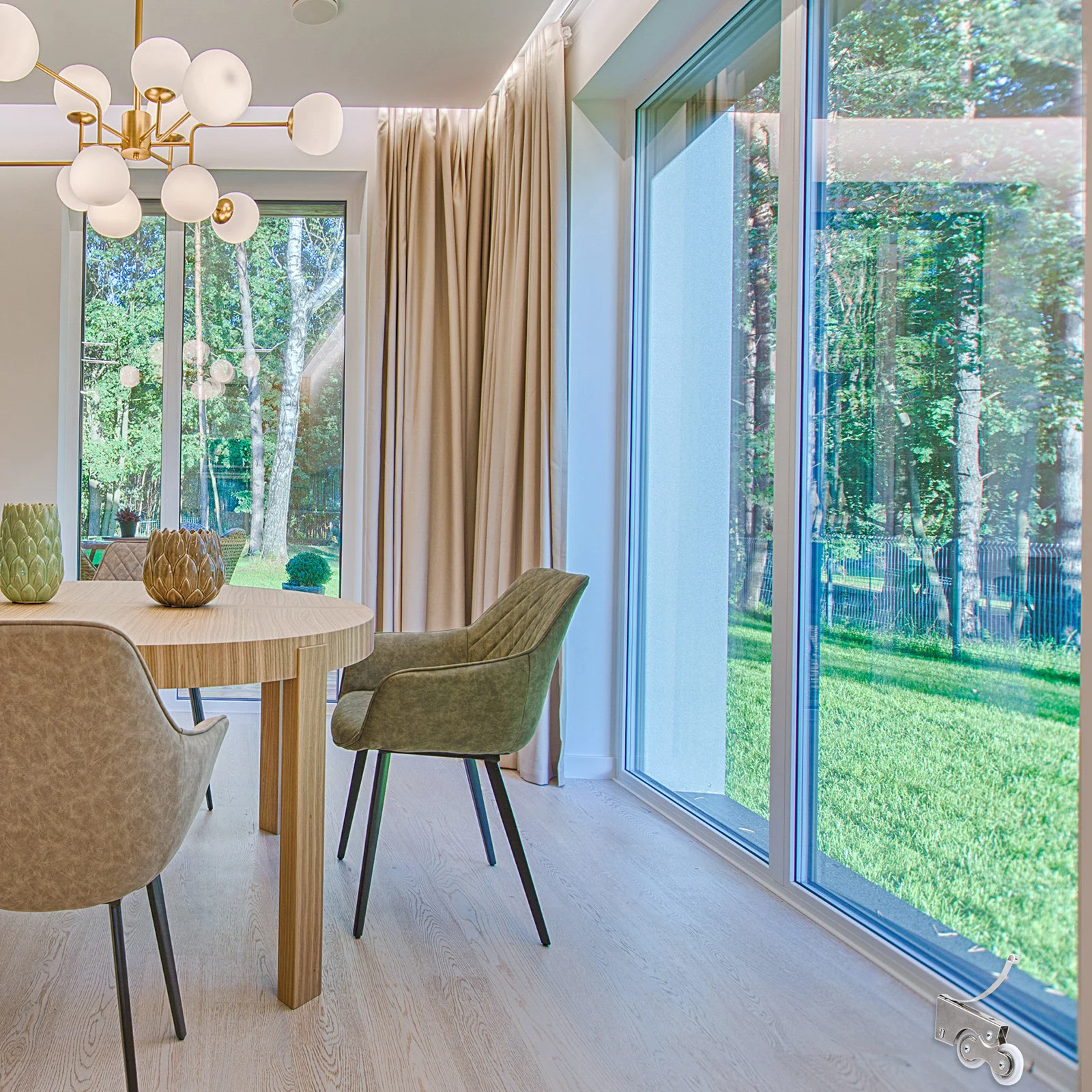 

2pcs Sliding Door Rollers Smooth Durable For Wardrobe Closet Barn Doors Hardware Slide Track System Wardrobe Door Wheels