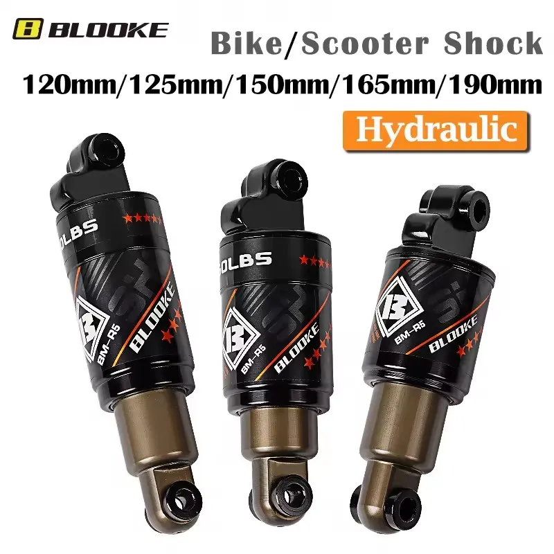 

Гидравлические задние передние амортизаторы BM-R5, Kindshock MTB Bike, горный велосипед, скутер M365, KUGOO, 120 мм, 125 мм, 150 мм, 165 м