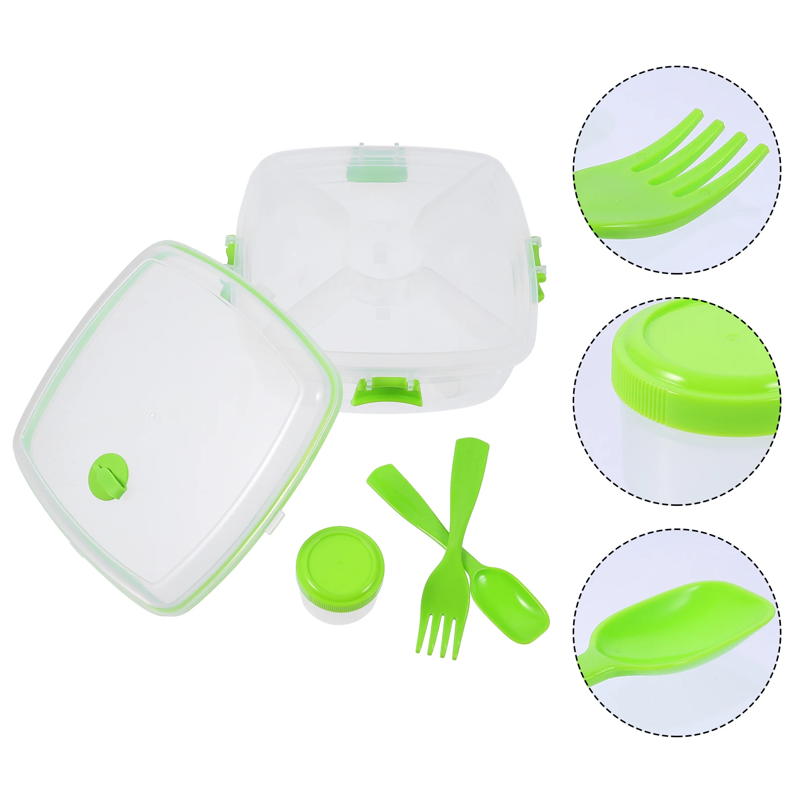 

Fresh Lunch Box Lids Containers for Food Portable Carrier Sealing Storage Crisper