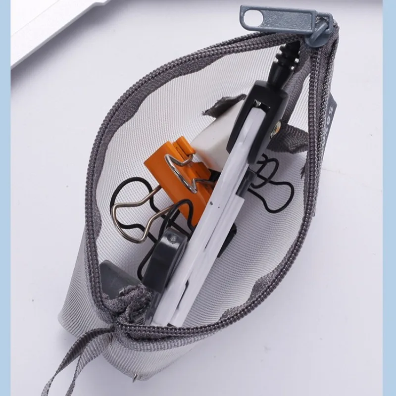 

Mini Mesh Coin Bag 12*8cm Money Earphone Cable Organizer Bags Bus Business ID Credit Card Holder Storage Bag Zipper Pouch