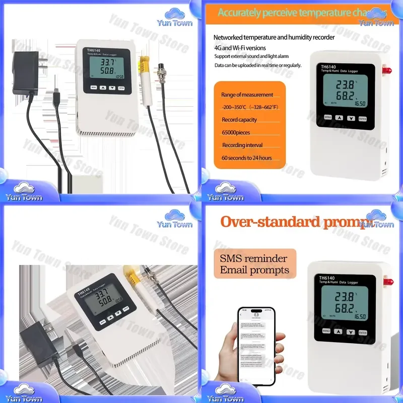 Hot Sale Temperature Sensor for Greenhouse Ambient Temperature and Humidity Monitor for Smart Home Garden Farm Indoor Outdoor