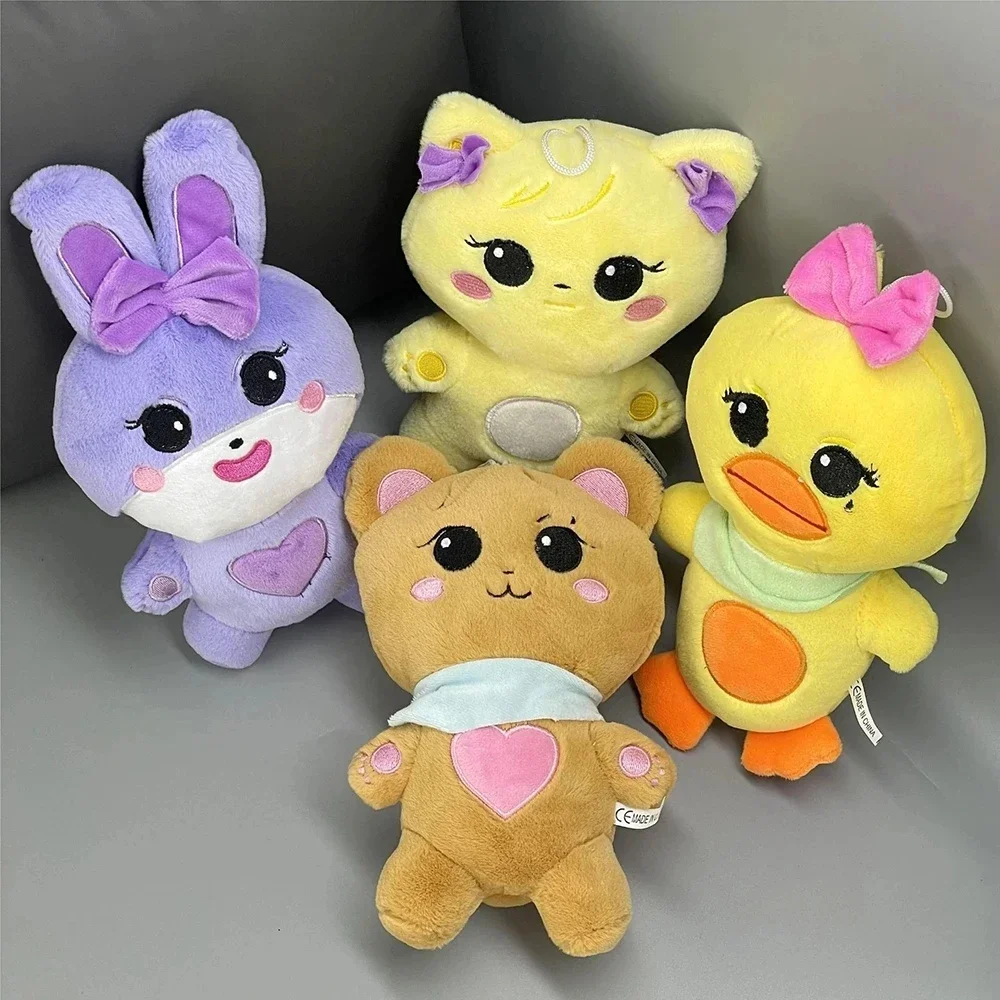 20cm Black and pinked Kpop Plush Doll World Tour JISOO JENNIE ROSE LISA Stuffed Plushie Pillow kwaii Pendants for Fans Gifts