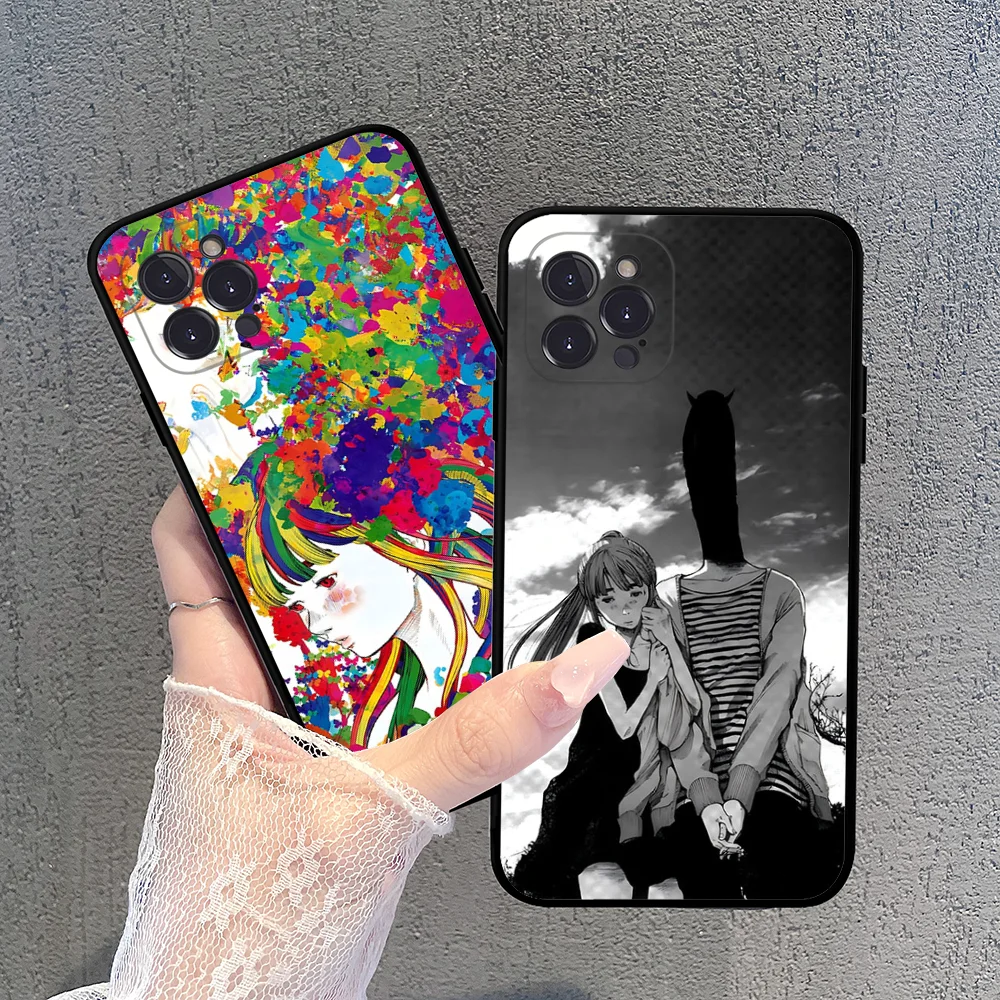 G-Goodnight Punpun Phone Case For iPhone 16 15 14 11 12 13 Mini Pro XS Max Cover 6 7 8 Plus X Funda Shell