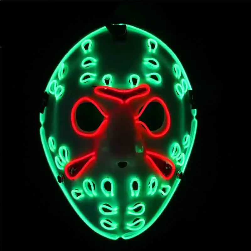 

2023 Light up Purge Mask LED Mask Scary Halloween Mask Costume for Kids Adults Men Women Halloween Festival