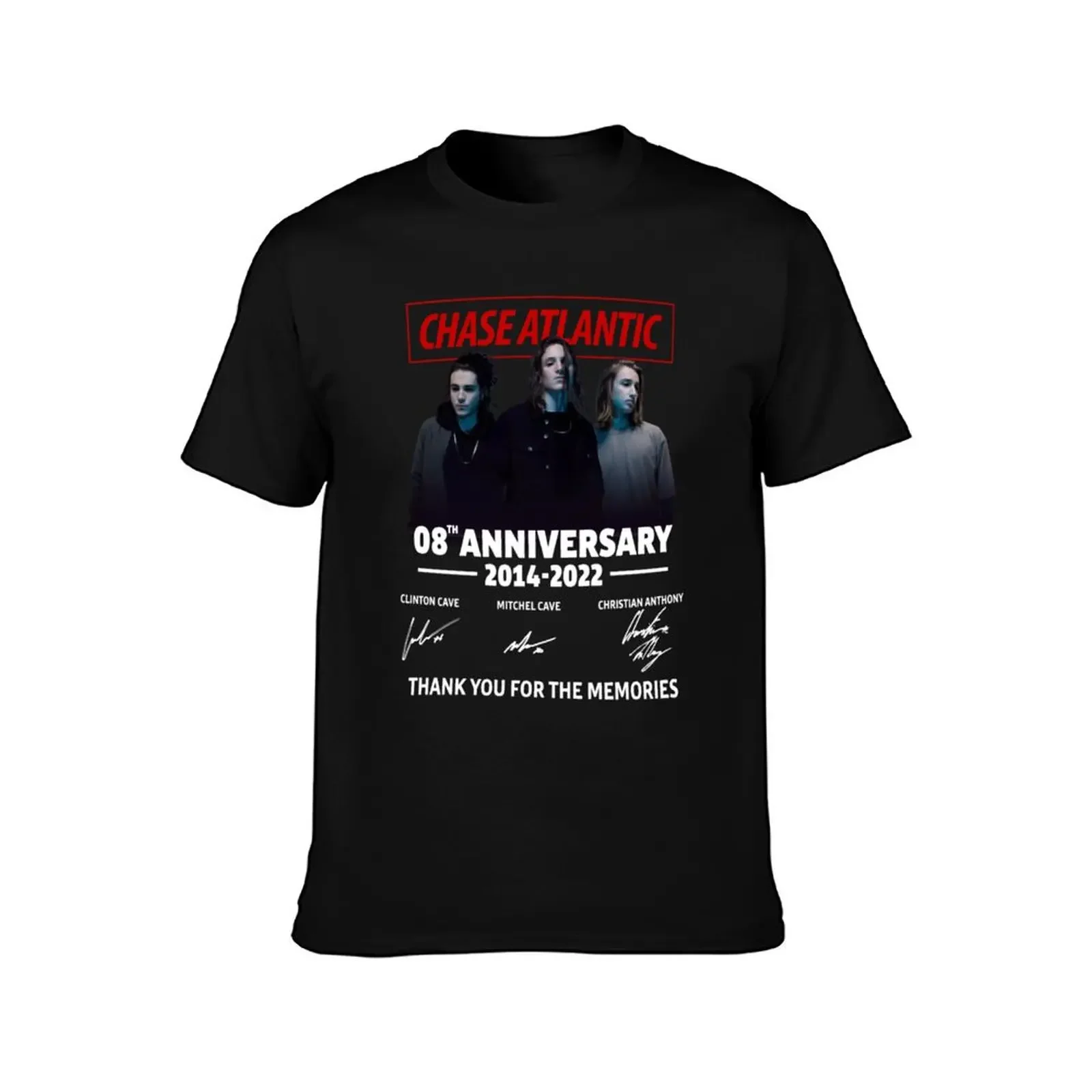 Chase Atlantic 10th Anniversary 2014-2024 Thank You Memories T-Shirt tees blue archive t shirt men