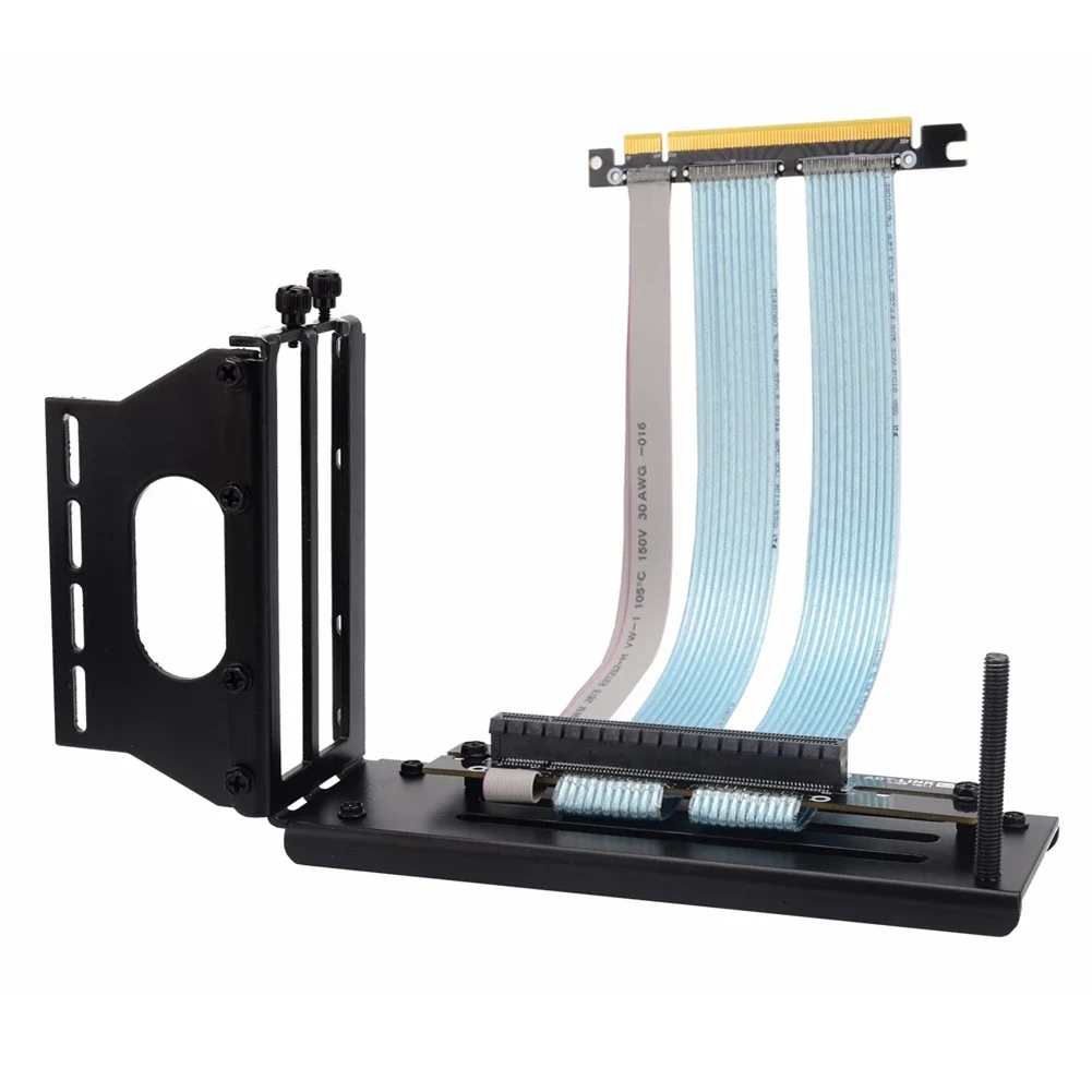 Видеокарты ADT-Link Вертикальный кронштейн Видеокарта PCIe 4.0 x16 для PCI-e 4,0 16-кратный слот Удлинительный кабель для ATX PC-Case