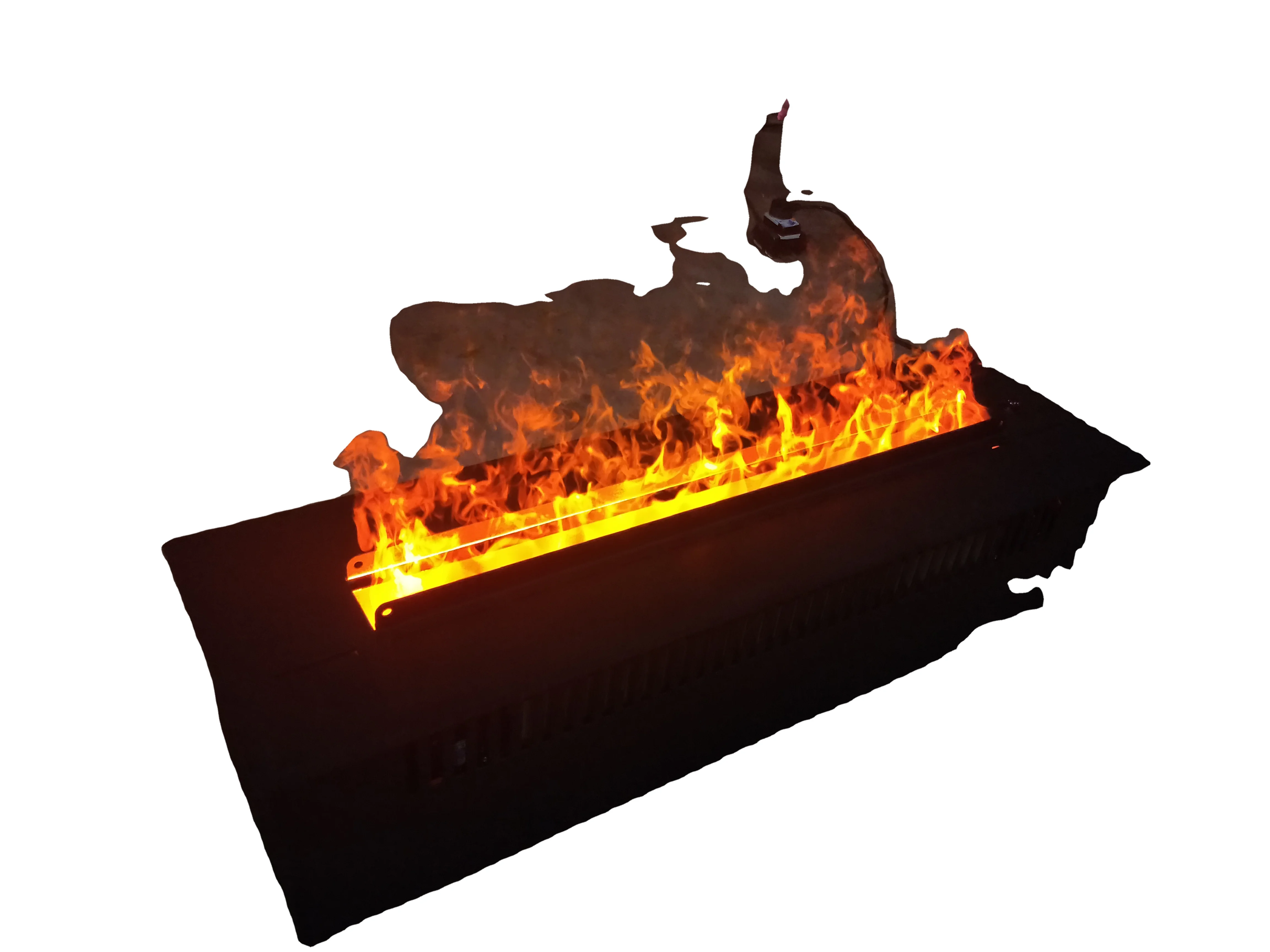 

3D Water Vapor Electric Fireplace WIFI Control Artificial Decor Flame LED Built-In