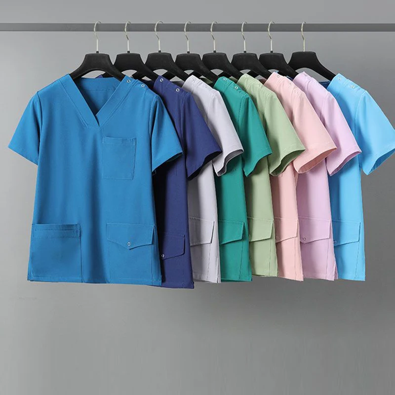 Doctors surgical medical suit for women nurse scrubs sets pet grooming hotel Hospital uniform coat Women\'s pants and jacket set
