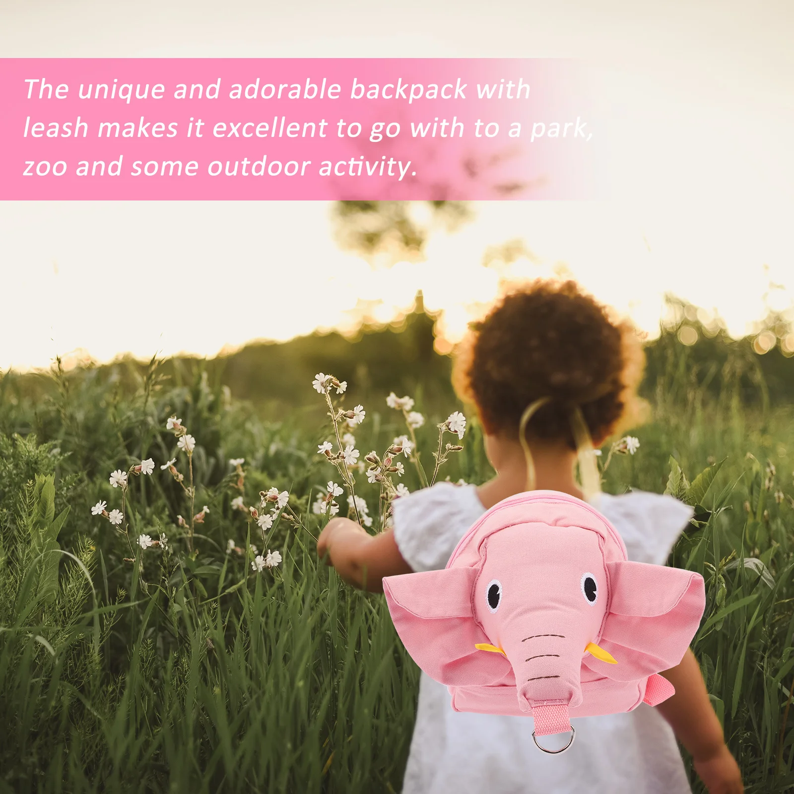 

Рюкзак для малышей со слоном, поводок из мягкого хлопка, удобный ремень для уличного парка, рюкзак для занятий зоопарком, поводок для малышей